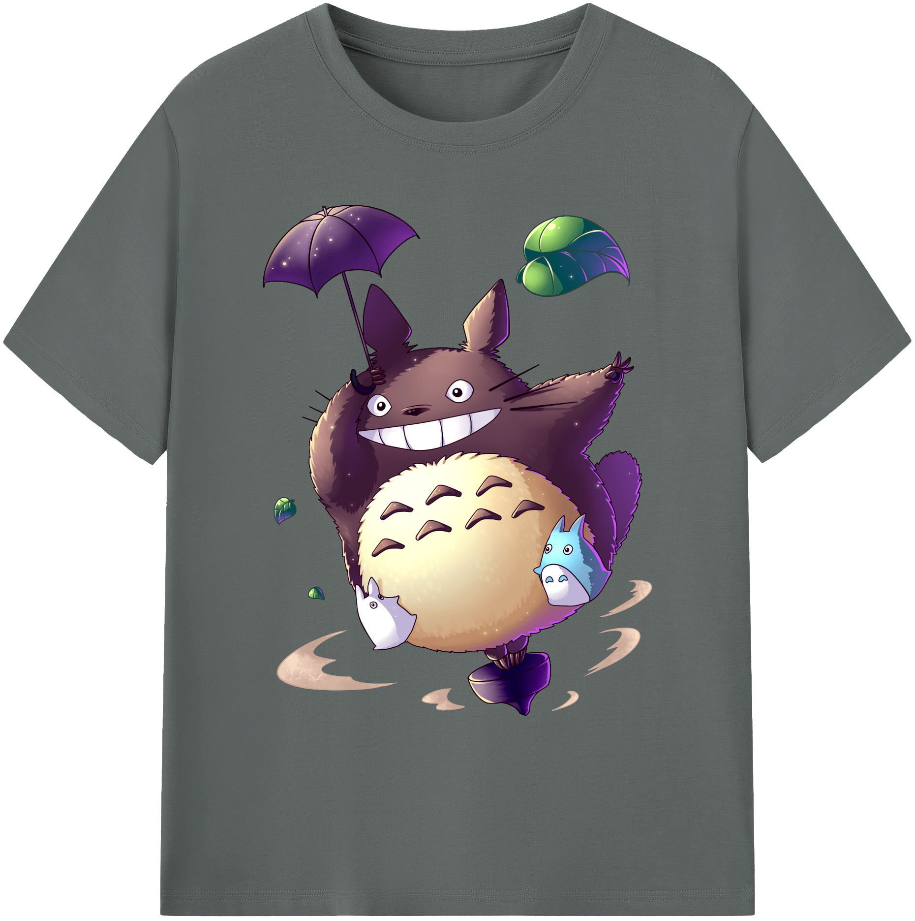 （画像用） となりのトトロ 草壁メイ 草壁サツキ My Neighbor Totoro Satsuki Kusakabe Mei Kusakabe 綿100％ メンズ半袖Tシャツ｜肌触りやわらか＆通気性